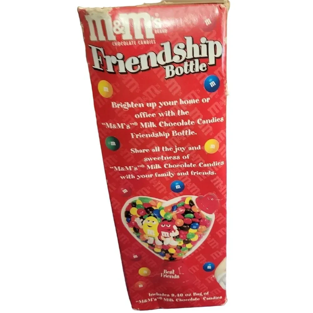M&M's Friendship Bottle Candy Dispenser with Milk Chocolate Candies Gift‎ Set